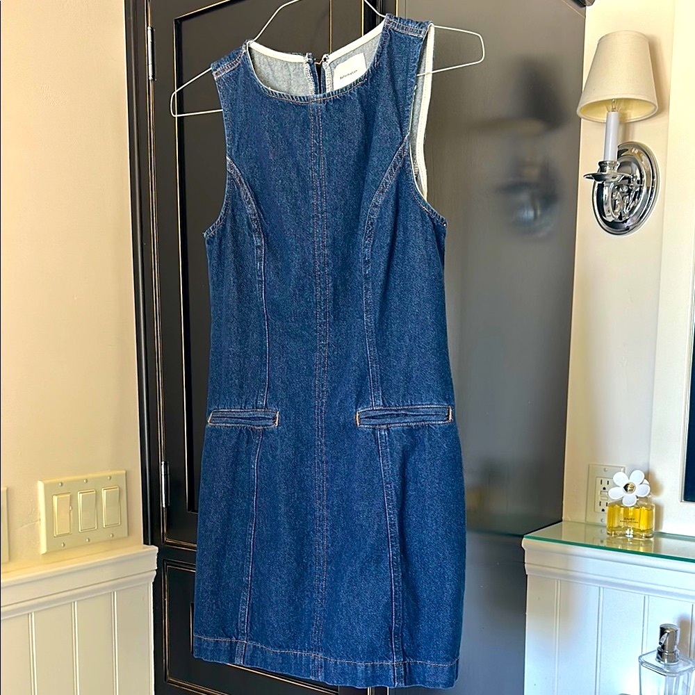 Reformation Blue Denim Mini Dress